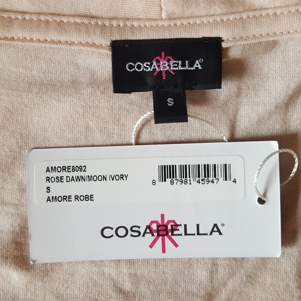 New Cosabella Pink/White Robe - Picture 9 of 9